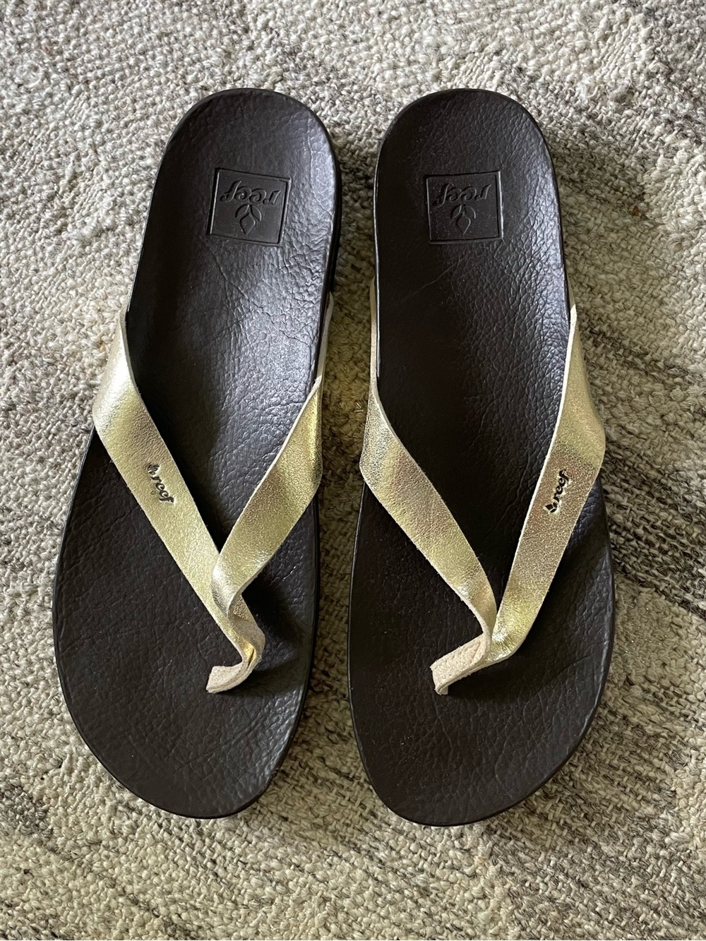 Reef Gold Cushion Bounce Vegan Flip Flop